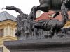 Kolozsvári testvérek Sárkányölő  Szent György szobor - Prága