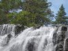 Norvégia Déli középső részén a Tvindefossen vízesés 