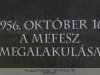 Szeged - 1956, MEFESZ megalakulása című gránit emlékmű