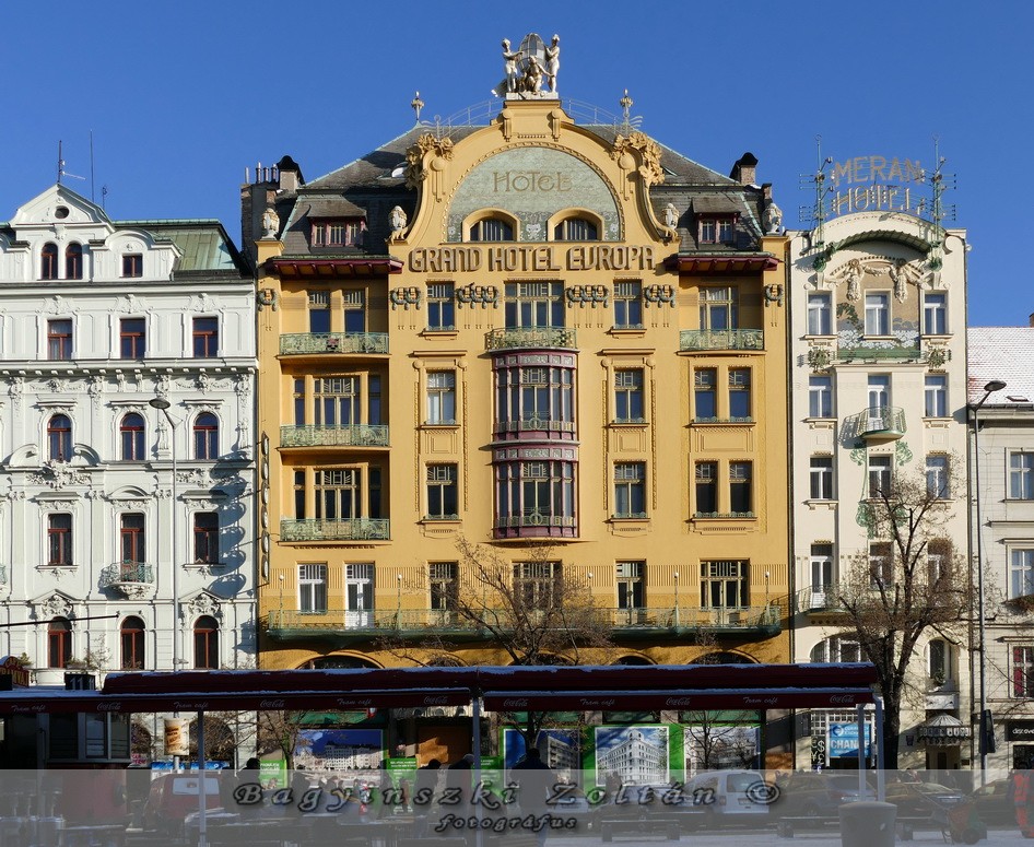 Prága Szecessziós Grand Hotel Csehország Bagyinszki Zoltán Fotográfus